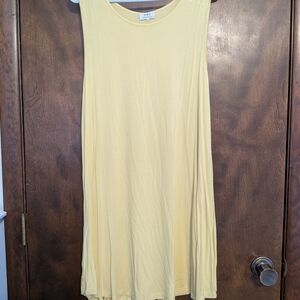 Yellow Sleeveless Dress